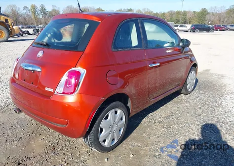 2012 Fiat 500 Pop from USA, damaged, VIN 3C3CFFAR3CT365943